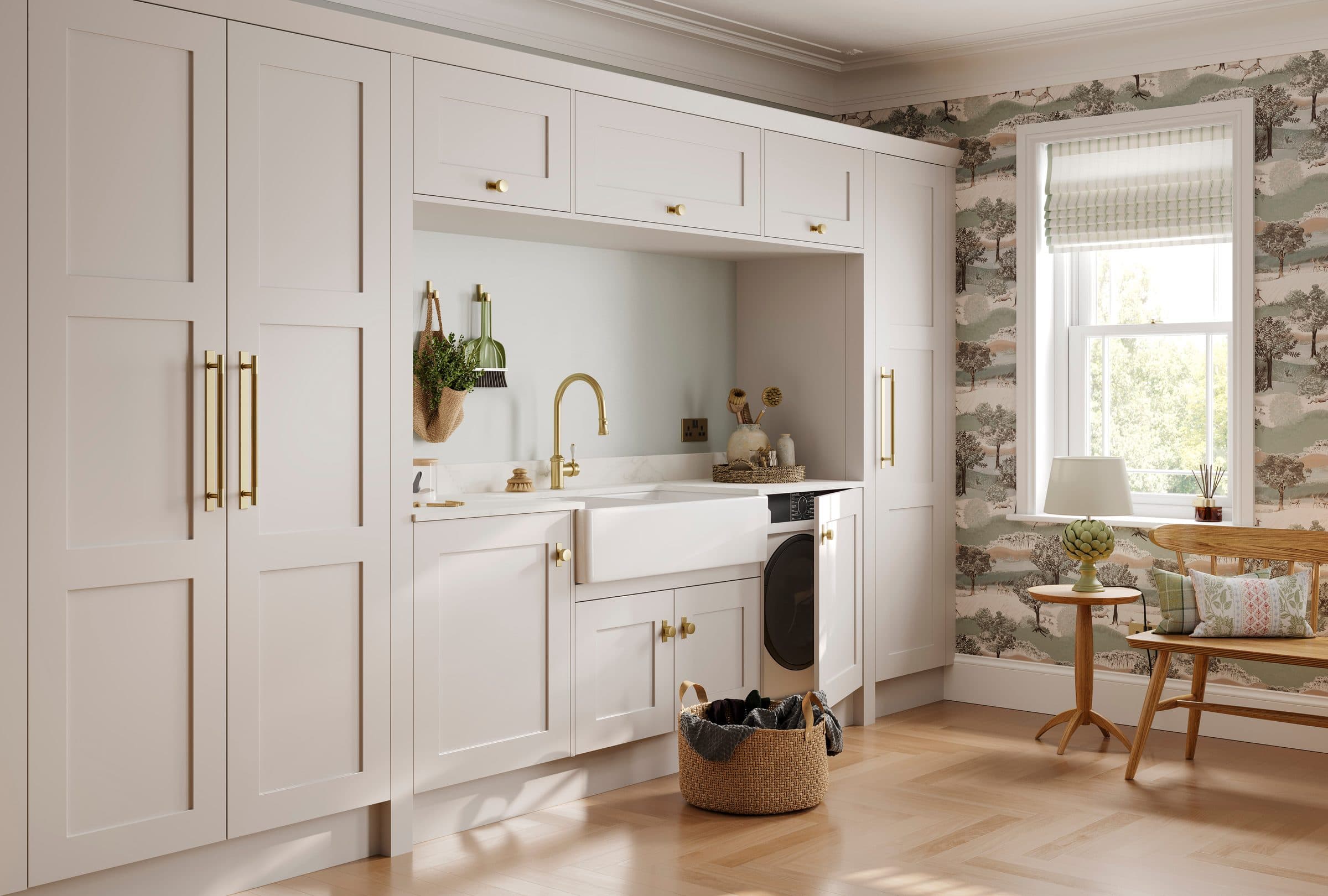 Mottram Harbour kitchen, contemporary clean lines with integrated appliances