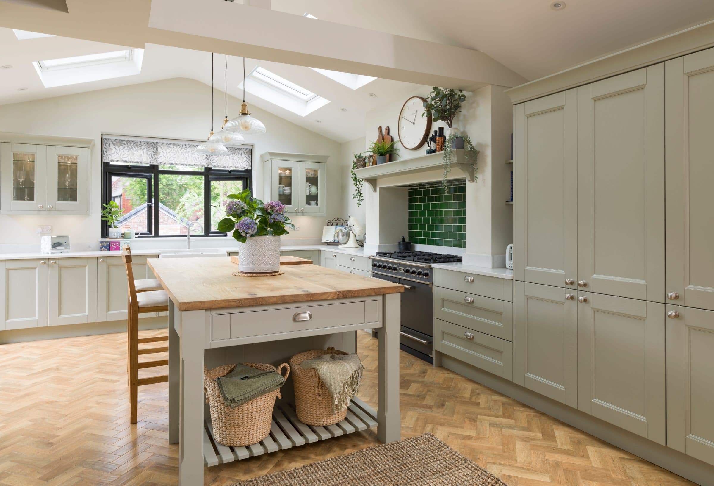 Rosedale kitchen, full room view with natural light